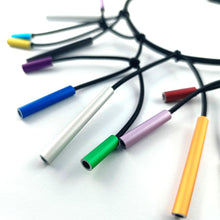 Carica l'immagine nel visualizzatore di Gallery, Collana cilindri colorati
