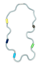 Carica l'immagine nel visualizzatore di Gallery, Collana Lunga Onda Bicolore