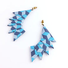 Carica l'immagine nel visualizzatore di Gallery, Orecchini Cresta