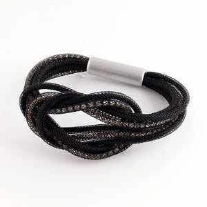 Bracciale nodo strass color