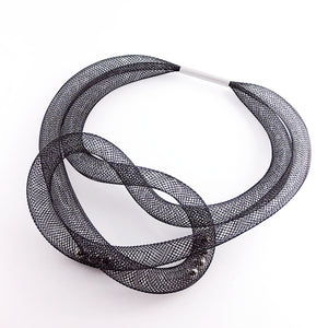 Collana Nodo sfere acciaio